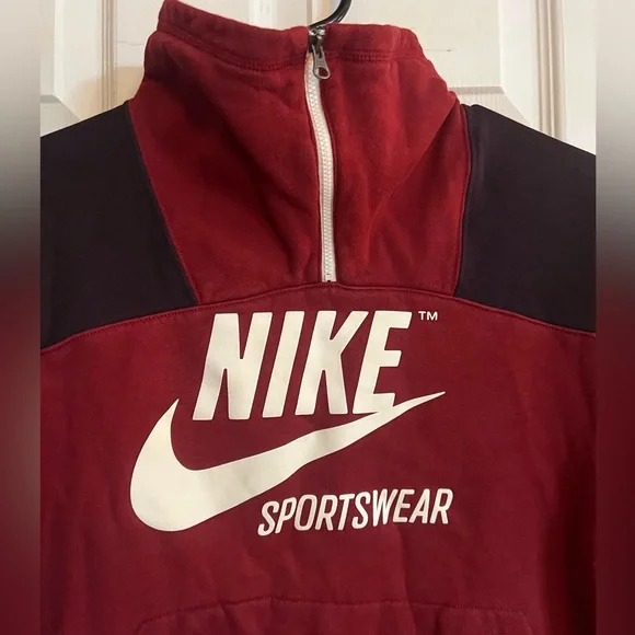Nike Burgundy Sportswear Jacket - Picture 7 of 7